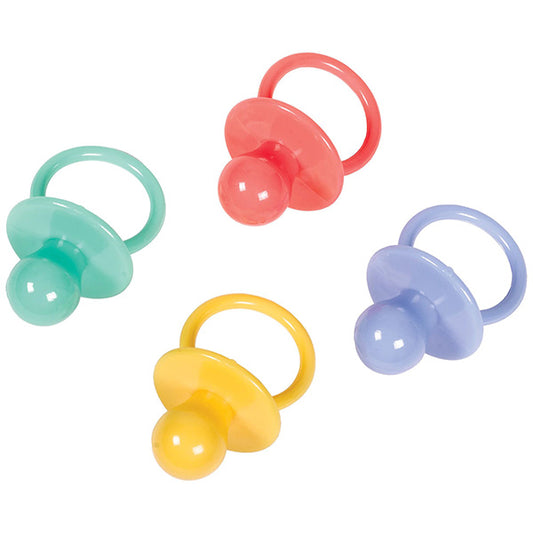 Baby Shower Large Pacifiers Ct 8