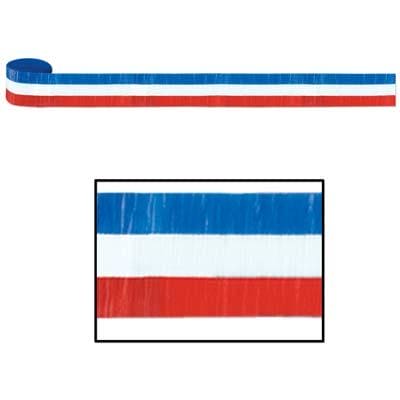 Patriotic Crepe Streamer