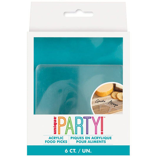 Food Picks Acryllic