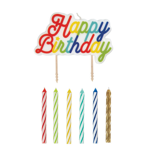Happy Birthday Cake Candles