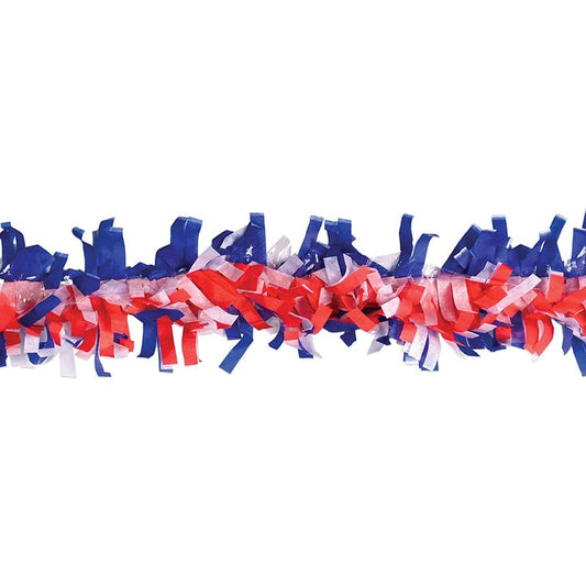 Tissue Streamer Red White and Blue 25ft