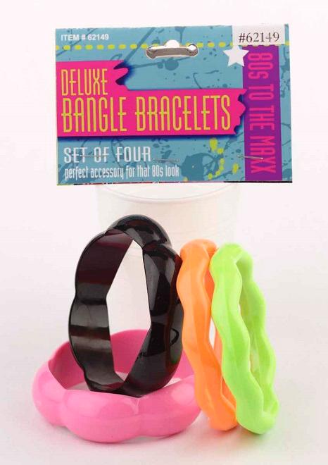 Deluxe 80's Style Bangle Bracelets
