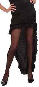 Vampiress Black Ruched Skirt