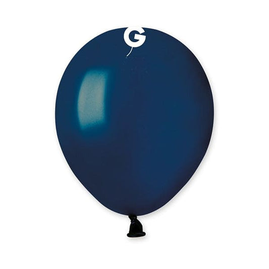 5in Standard Latex Balloons Navy 100ct