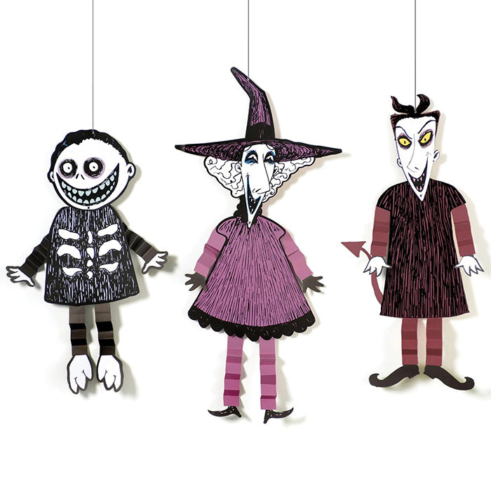 Nightmare Before Christmas Ceiling Decorations 3ct
