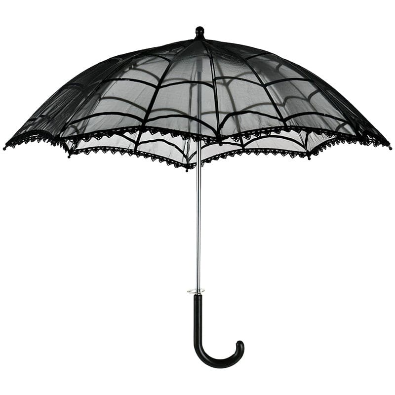 Black Sheer Parasol Umbrella