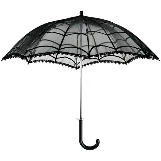 Black Sheer Parasol Umbrella