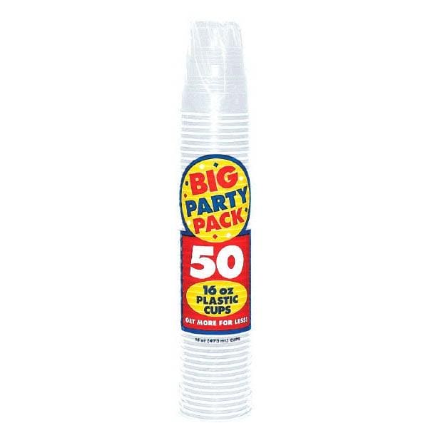 Big Party Pack Clear 18oz Plastic Cups