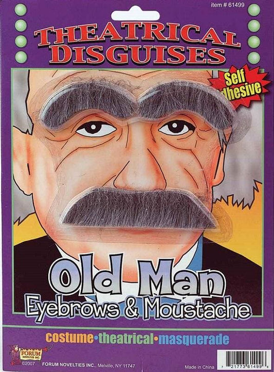 Old Man Eyebrows and Moustache
