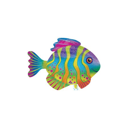 Tropical Fish 33in Metallic Balloon