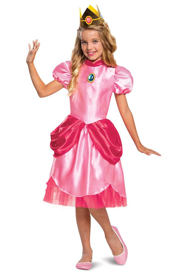 Princess Peach Super Mario Child Costume