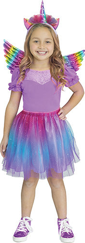 Vivid Fantasy Unicorn Child Costume Kit