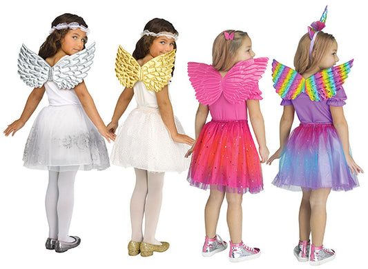 Metallic Rainbow Wings Child