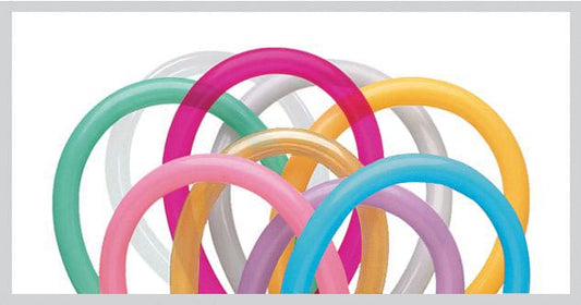 Twist Shape Pastel 260Q Pencil Balloons