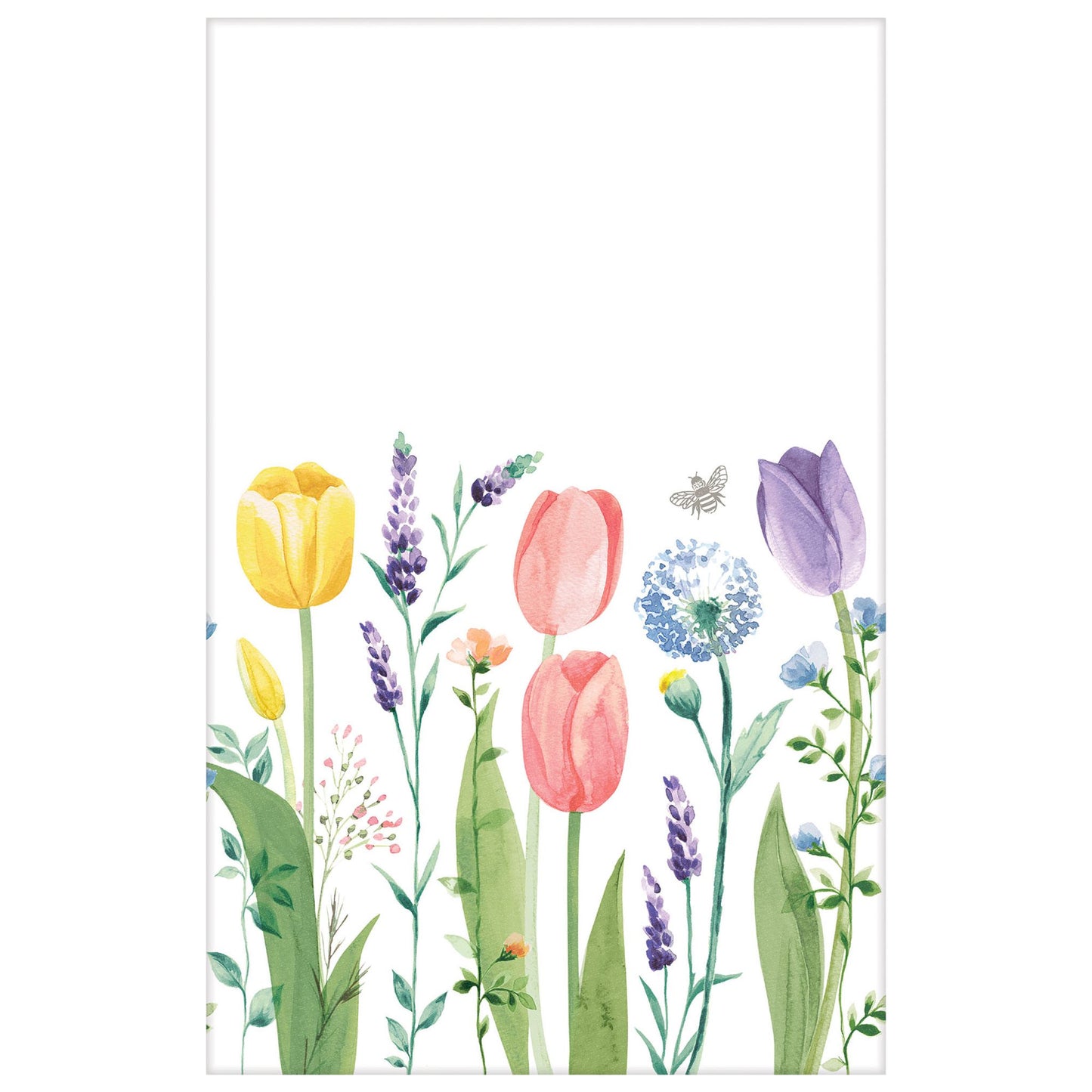 Tulip Garden 54in x 102in Plastic Table Cover