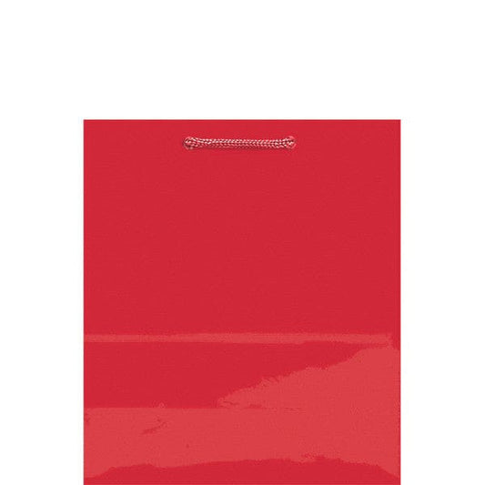 Red Glossy Gift Bag 16 x 12 x 5