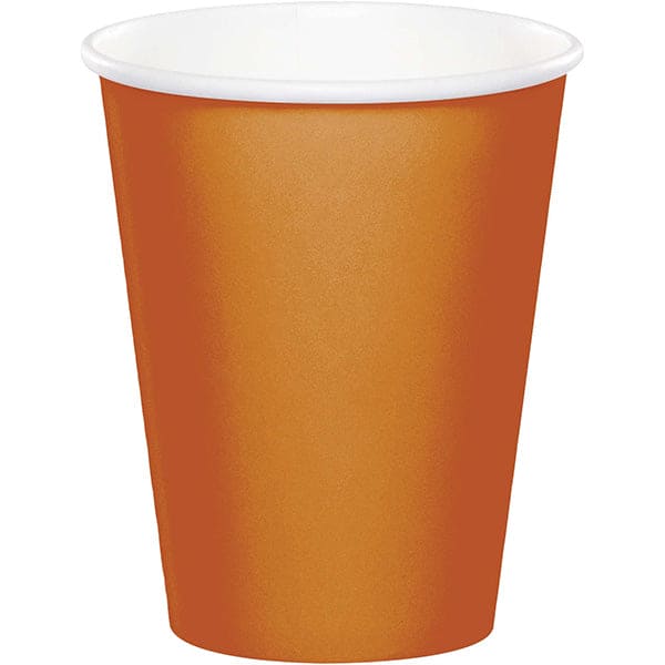 Pumpkin Spice 9oz Paper Cups 24ct