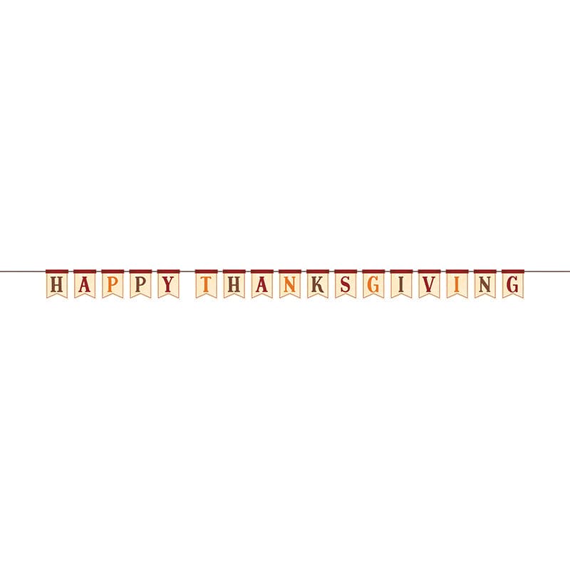 Happy Thanksgiving 7ft Ribbon Banner