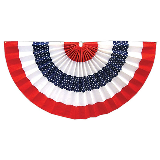 Red, White, & Blue Medium Star 24in x 48in Bunting