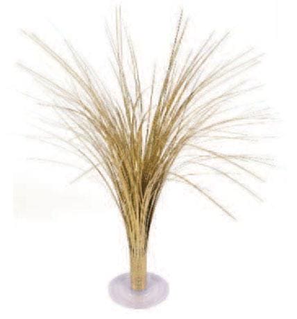 Fountain Spray Holographic Gold Centerpiece 18in