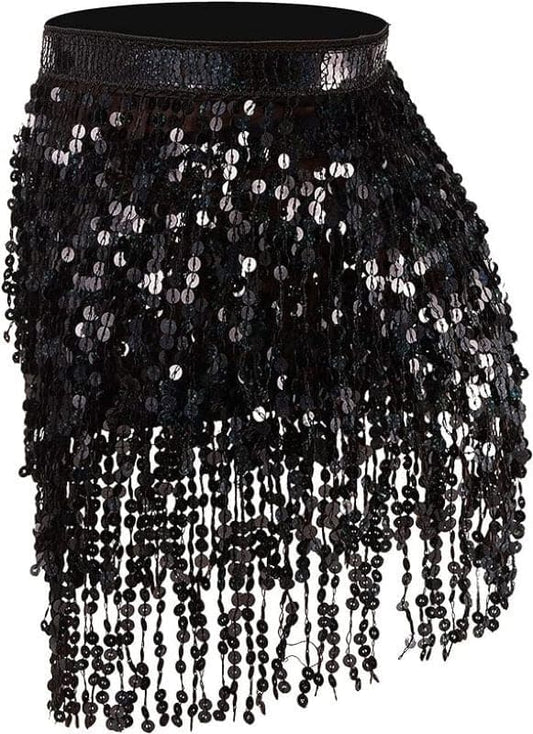 Fringe Skirt Black