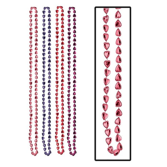 Candy Heart Beads 4ct