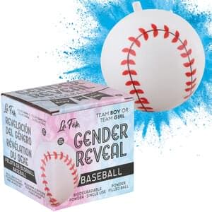 Gender Reveal Baseball Blue