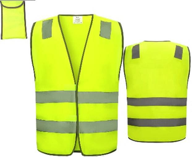 Reflective Construction Yellow Vest
