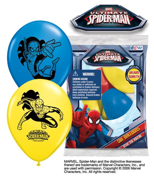 Spider-Man 12in Latex Balloons