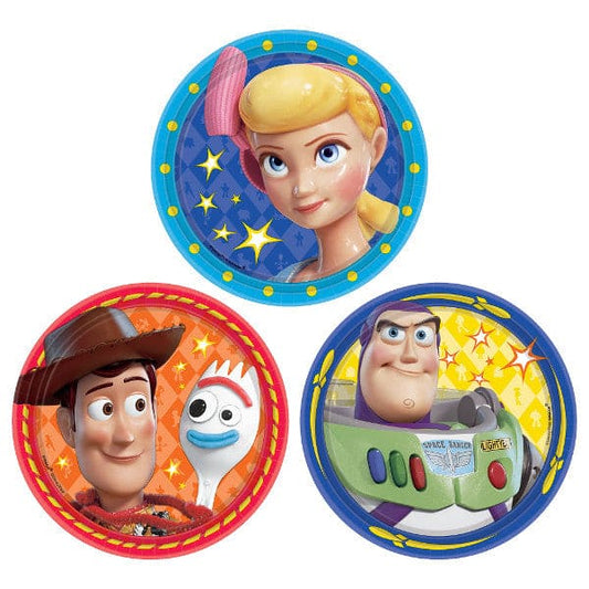 Toy Story 4 7in Round Luncheon Paper Plates