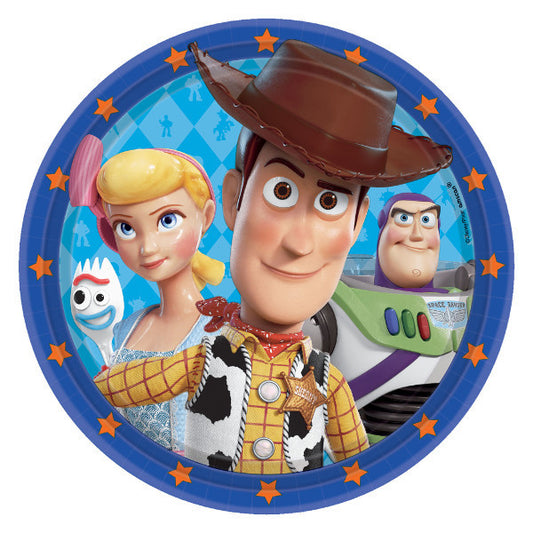 Toy Story 4 9in Round Dinner Paper Plates