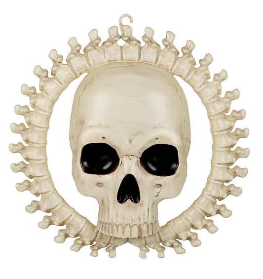 Skeleton Skull 16in Wreath