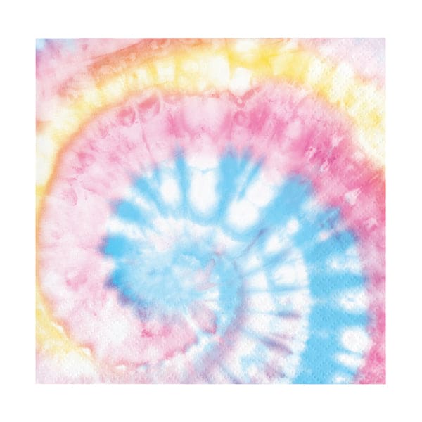 Tie Dye Party Beverage Napkins 16ct