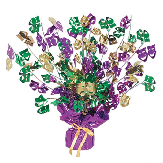 Mardi Gras Gleam 'N Burst Centerpiece