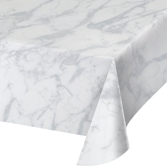 Marble 54 x 108in Paper Table Cover