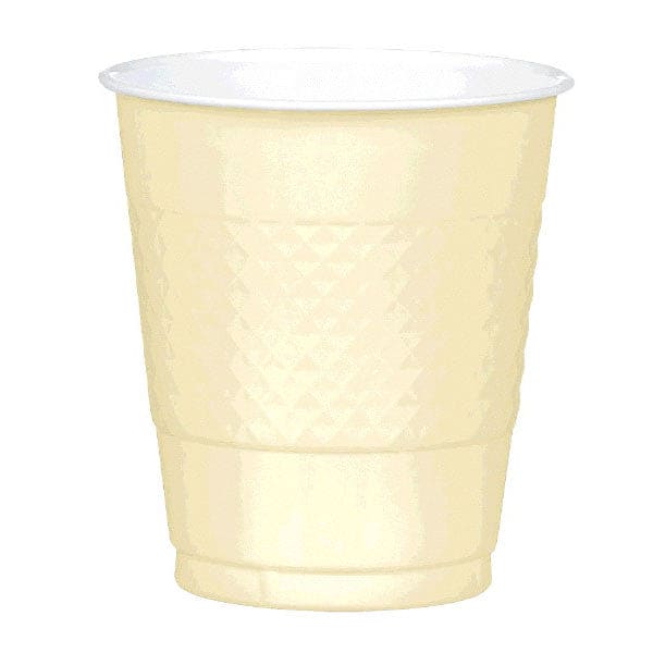 Vanilla Creme 12oz Plastic Cups 20 Ct