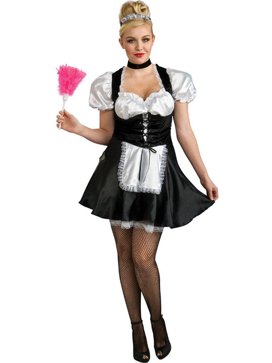 French Maid Adult Full Figure Costume