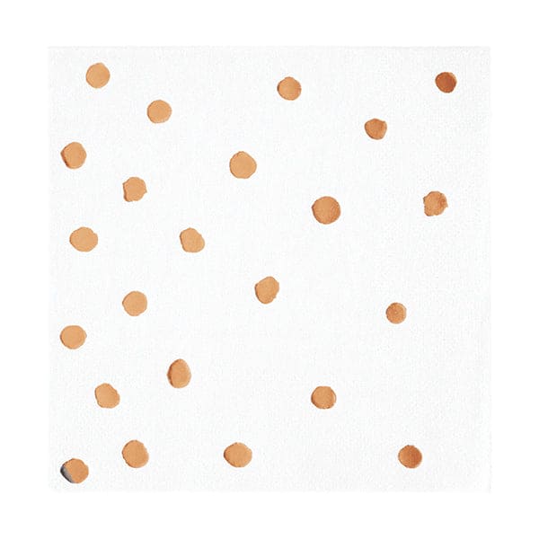 Rose Gold Beverage Napkins 16ct