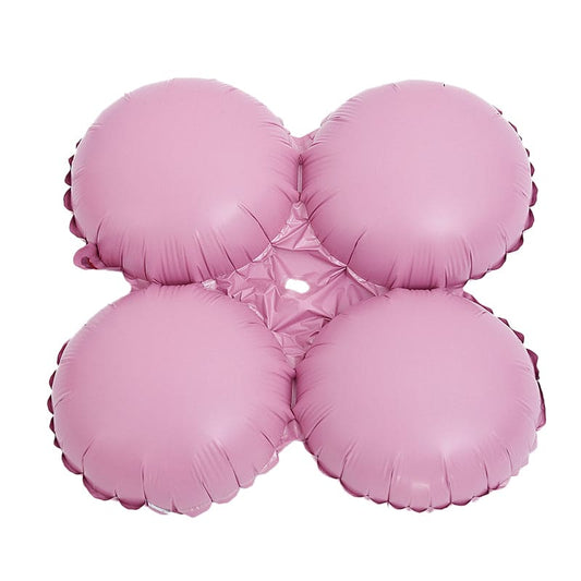 17in Quad Metallic Light Pink Balloon