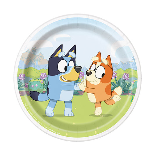 Bluey 7in Luncheon Round Paper Plates 8ct