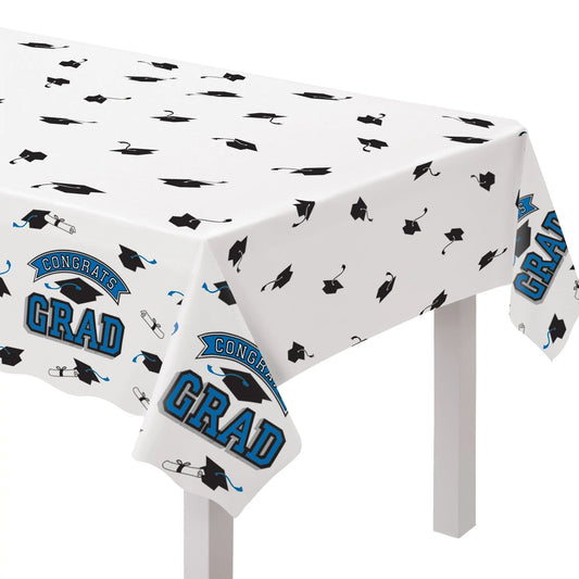 True To Your School 54in x 102in Table Cover Blue