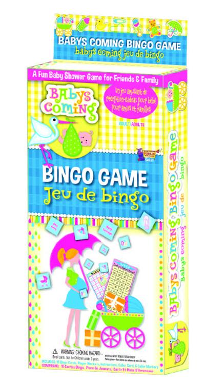 Baby's Coming Bingo Game