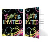 Glow Party Invitations