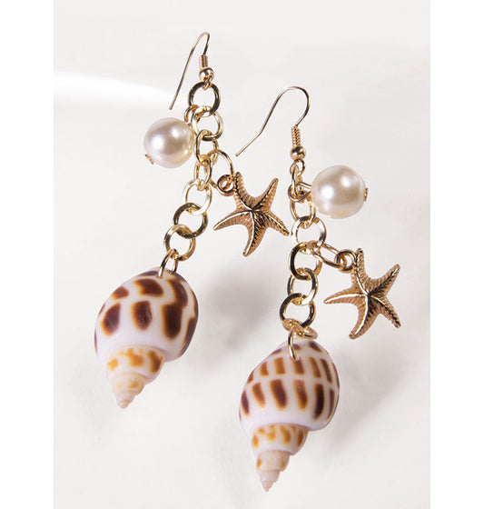 Shell Mermaid Earrings