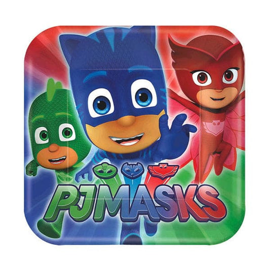 PJ Masks 7in Square Luncheon Paper Plates