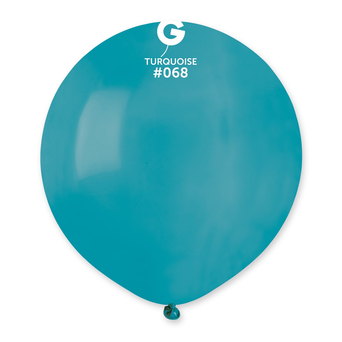 19" Latex Balloon Turquoise 25 Ct