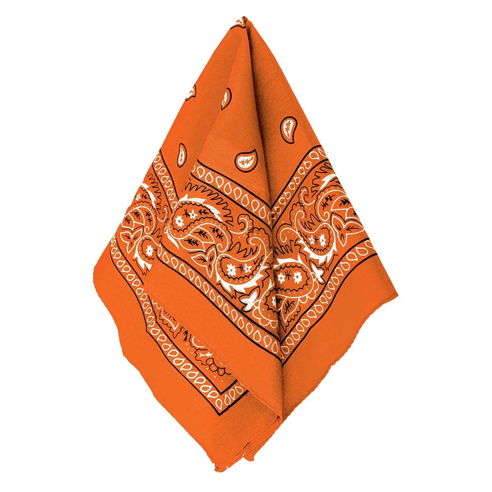 Orange 20in x 20in Bandana