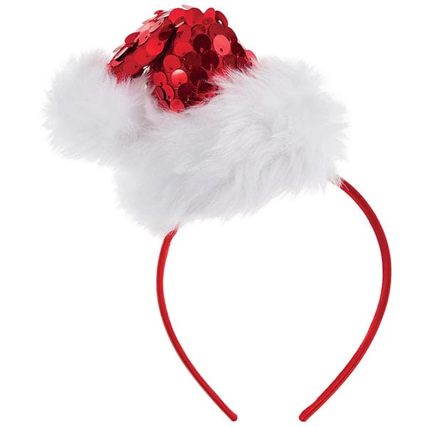 Sequined Santa Hat Headband