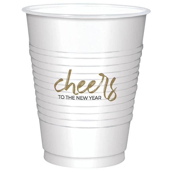 Cheers To The New Year 18oz Plastic Tumbler 25ct