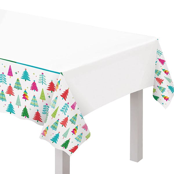 Merry Everything 54 x 102in Plastic Table Cover